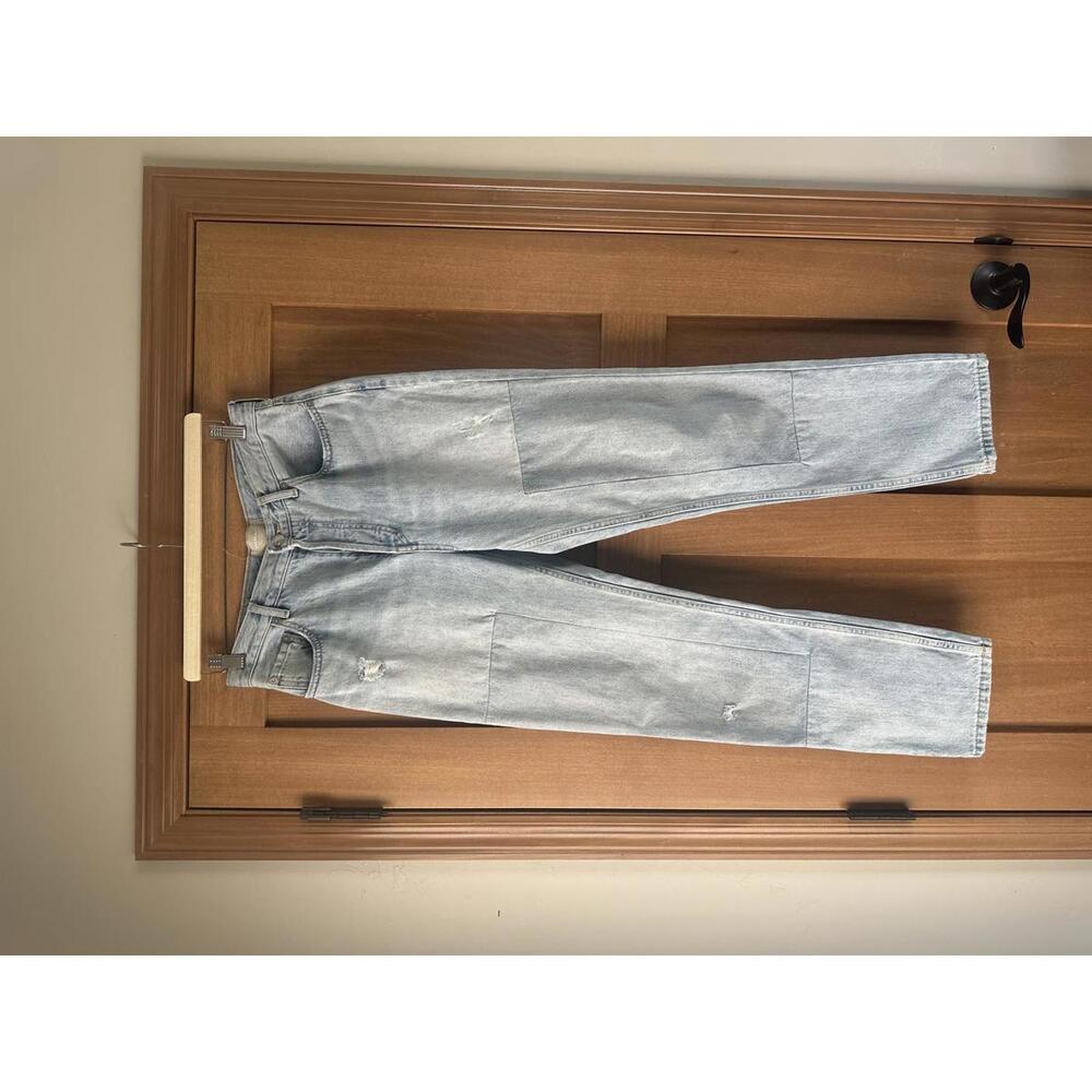 Everlane The Curvy 90s Cheeky Jean 100% Organic Cotton Patched Women’s size 28 - Picture 3 of 15